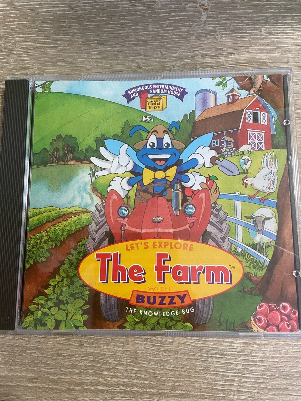 Let's Explore The Farm With Buzzy (PC, 1995) Humongous Ent Good Windows 95